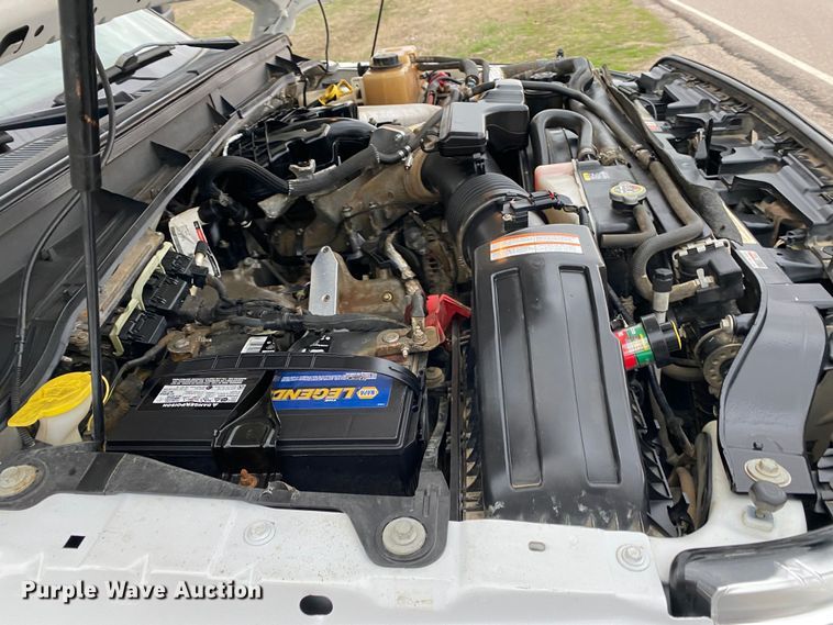 image for item DL7107 2012 Ford F550 Super Duty  SuperCab flatbed truck