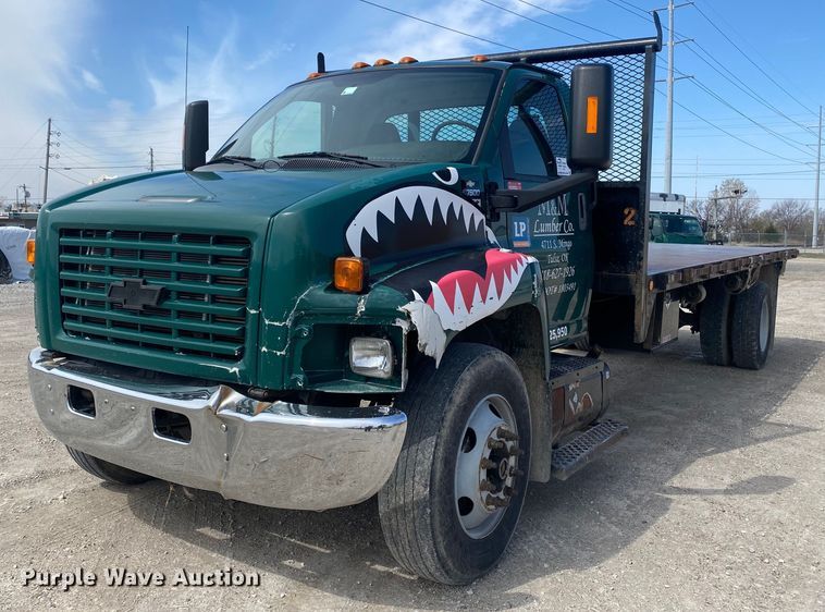 image for item DL7132 2007  Chevrolet C7500  dump flatbed truck