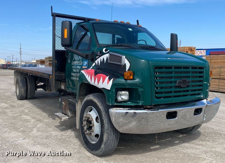 image for item DL7132 2007  Chevrolet C7500  dump flatbed truck