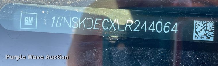 image for item DN4584 2020  Chevrolet Tahoe  Police SUV