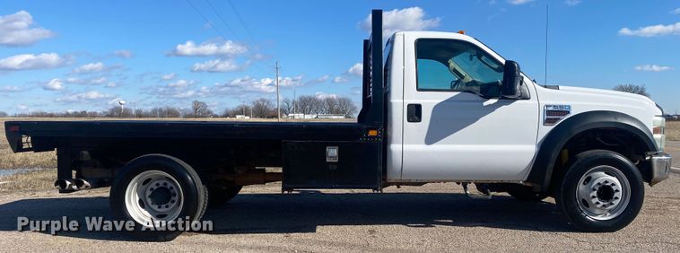 image for item DN8157 2008 Ford F550 Super Duty XL  dump flatbed truck