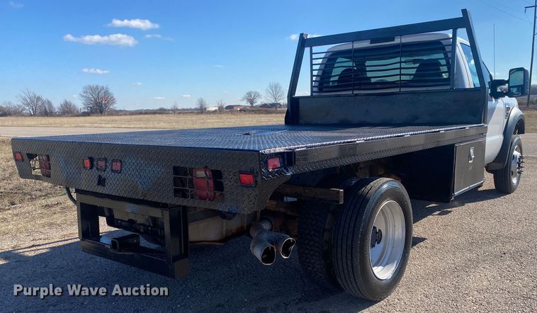 image for item DN8157 2008 Ford F550 Super Duty XL  dump flatbed truck