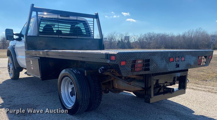 image for item DN8157 2008 Ford F550 Super Duty XL  dump flatbed truck