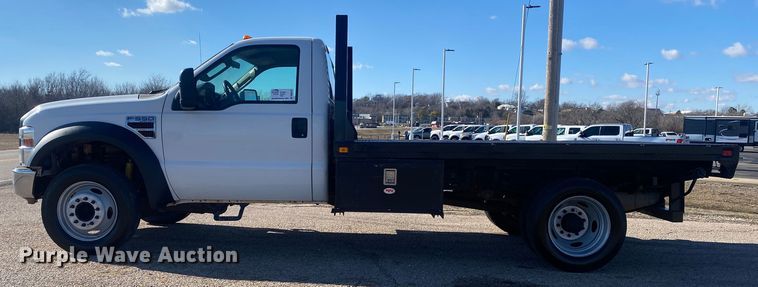 image for item DN8157 2008 Ford F550 Super Duty XL  dump flatbed truck