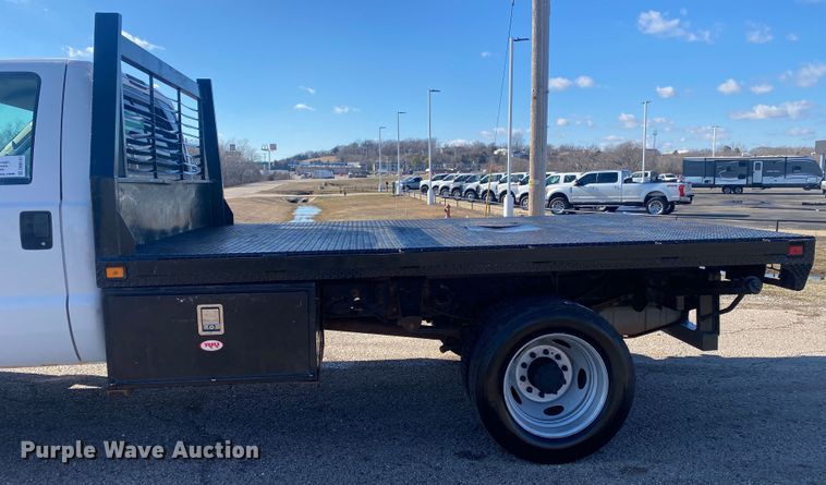 image for item DN8157 2008 Ford F550 Super Duty XL  dump flatbed truck