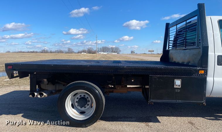 image for item DN8157 2008 Ford F550 Super Duty XL  dump flatbed truck