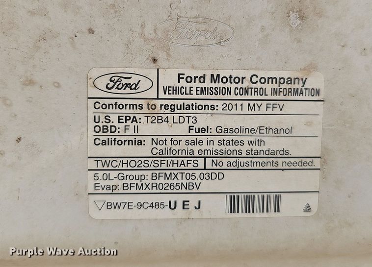 image for item DO4251 2011 Ford F150  SuperCrew pickup truck