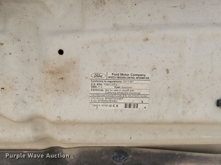 image for item DO4252 2011 Ford F150  SuperCrew pickup truck