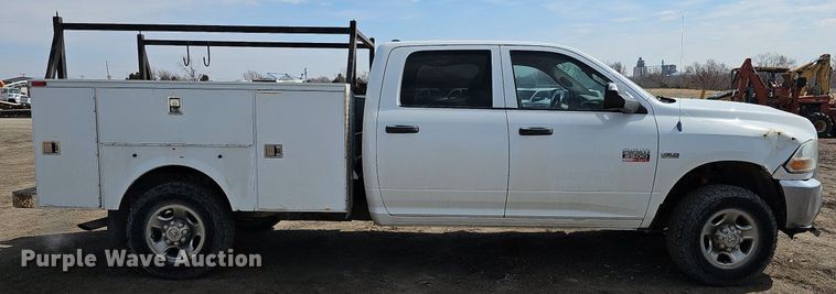 image for item DO4254 2012 Dodge Ram 2500HD  Crew Cab utility bed pickup truck