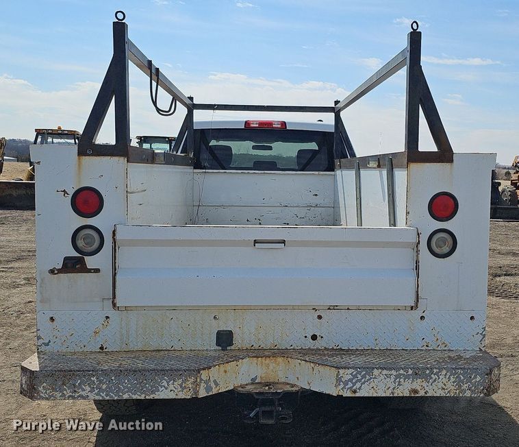 image for item DO4254 2012 Dodge Ram 2500HD  Crew Cab utility bed pickup truck