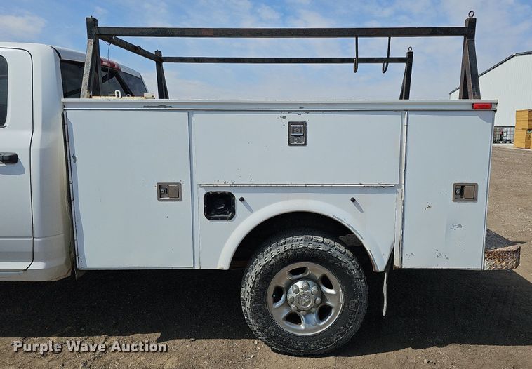 image for item DO4254 2012 Dodge Ram 2500HD  Crew Cab utility bed pickup truck