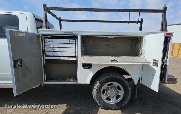 image for item DO4254 2012 Dodge Ram 2500HD  Crew Cab utility bed pickup truck