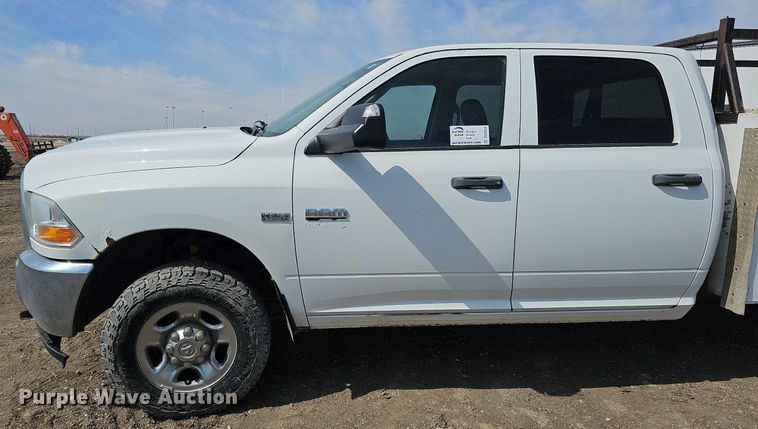 image for item DO4254 2012 Dodge Ram 2500HD  Crew Cab utility bed pickup truck