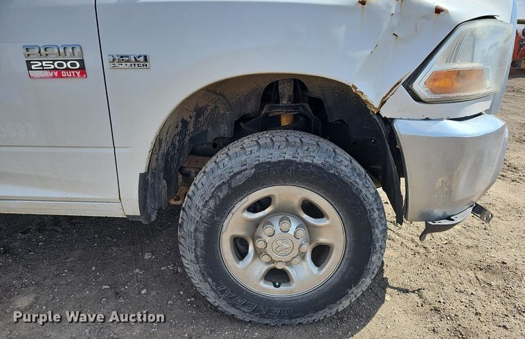 image for item DO4254 2012 Dodge Ram 2500HD  Crew Cab utility bed pickup truck