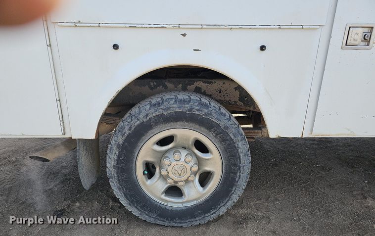 image for item DO4254 2012 Dodge Ram 2500HD  Crew Cab utility bed pickup truck