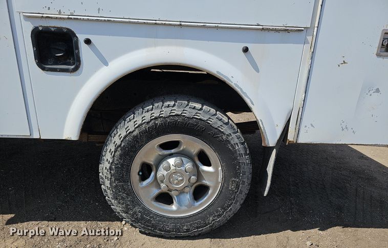 image for item DO4254 2012 Dodge Ram 2500HD  Crew Cab utility bed pickup truck