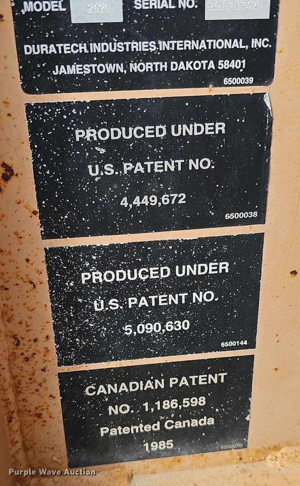 image for item DO4263 Duratech HayBuster 2620  bale processor