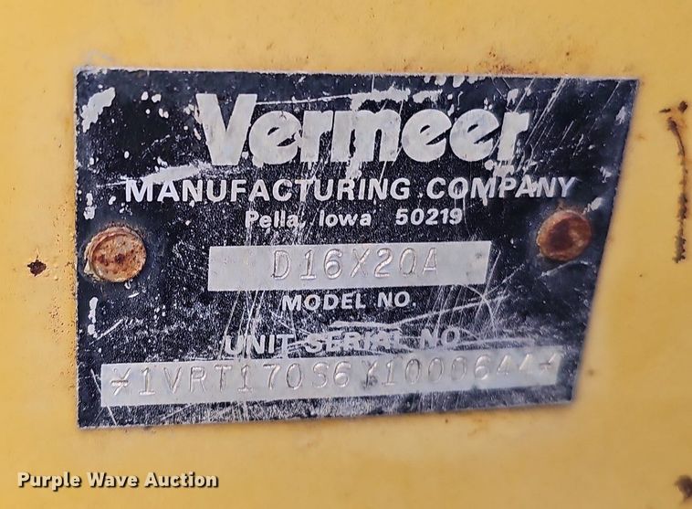 image for item DO4264 (2) Vermeer Navigator D16x20A directional boring units