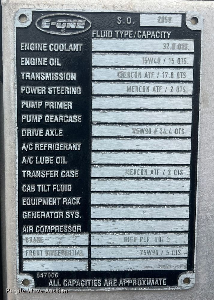 image for item DO8967 2000 Ford F550 Super Duty  brush fire truck