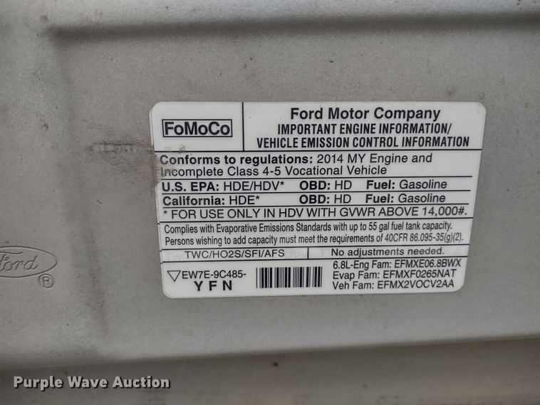 image for item DQ1587 2015 Ford E450 Super Duty El Dorado  shuttle bus