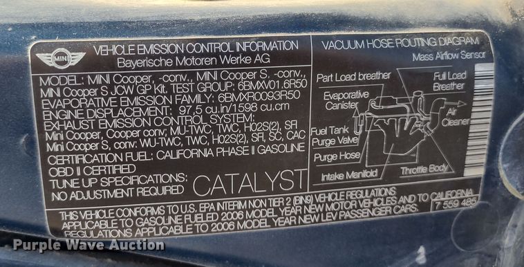 image for item DQ1595 2006 Mini Cooper