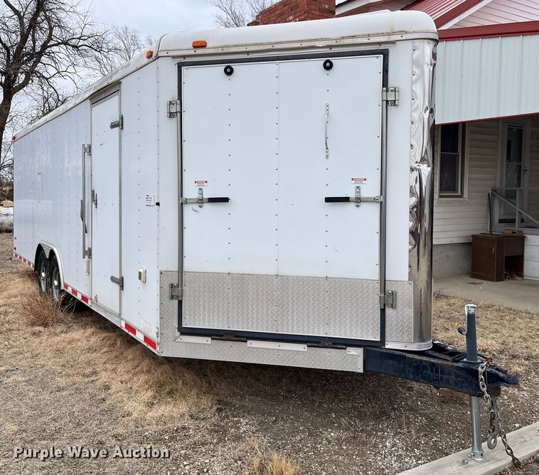 image for item DQ4112 2009 Forest River  enclosed cargo trailer