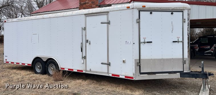 image for item DQ4112 2009 Forest River  enclosed cargo trailer