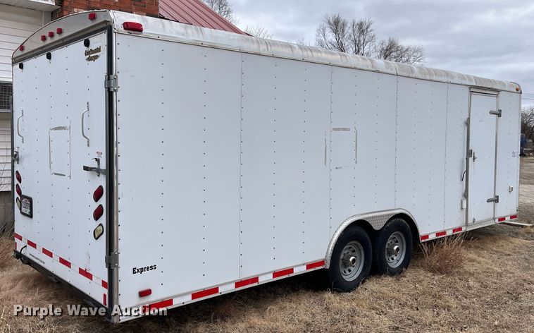 image for item DQ4112 2009 Forest River  enclosed cargo trailer