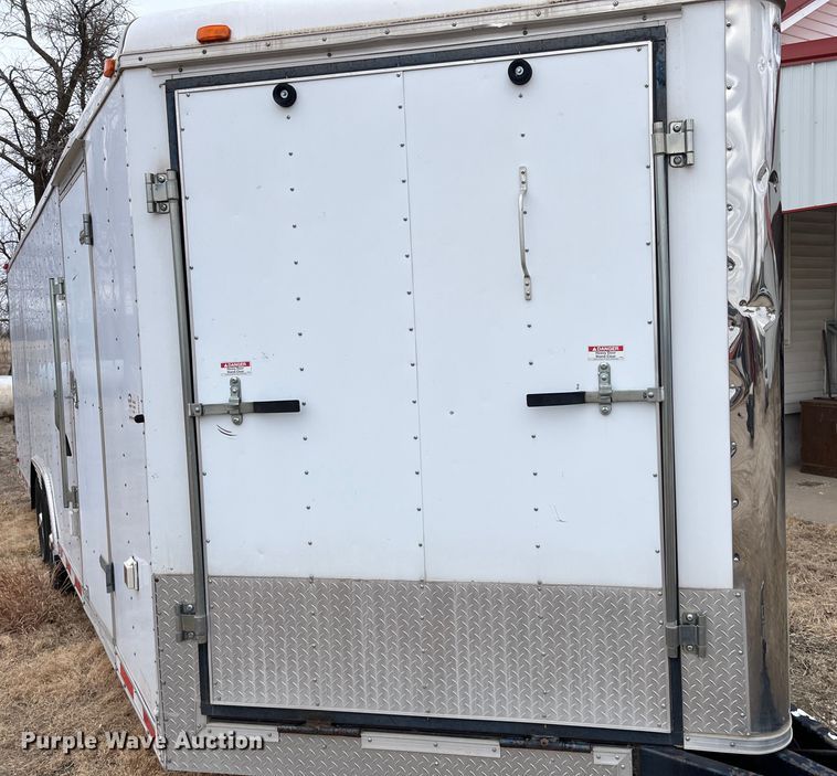 image for item DQ4112 2009 Forest River  enclosed cargo trailer