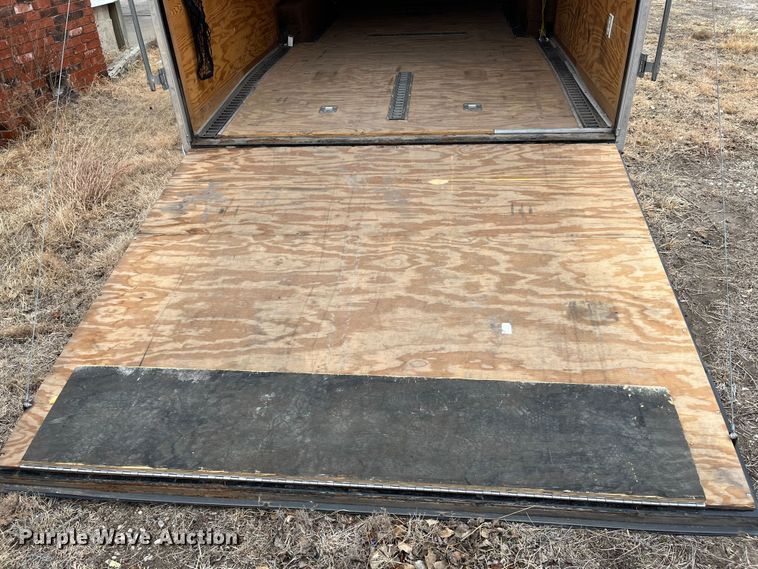 image for item DQ4112 2009 Forest River  enclosed cargo trailer