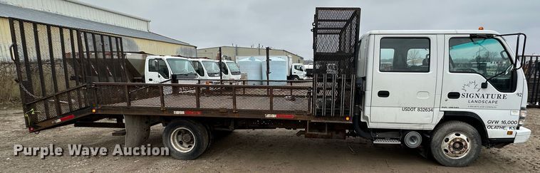 image for item DR5075 2007 Isuzu NPR  flatbed truck