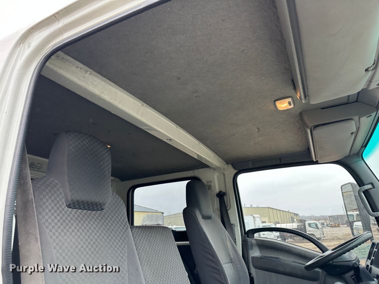 image for item DR5076 2012 Isuzu NPR  flatbed truck