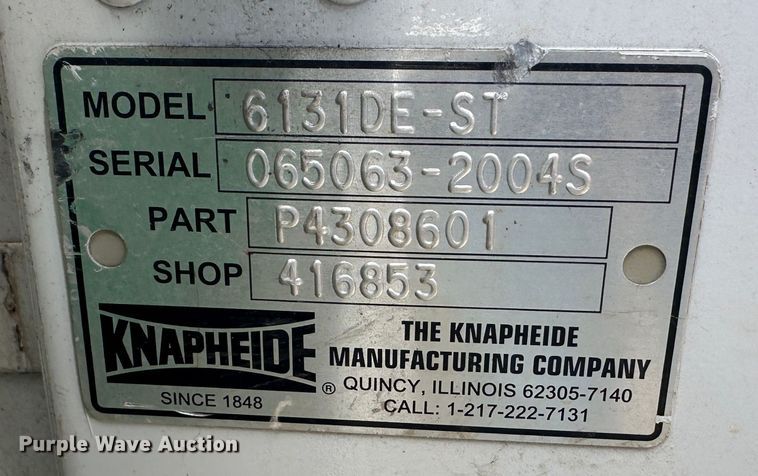 image for item DR5088 Knapheide  utility bed