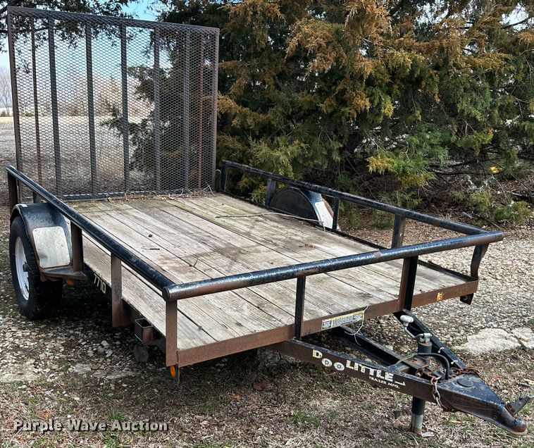 image for item DR5103 2014 Doolittle  utility trailer