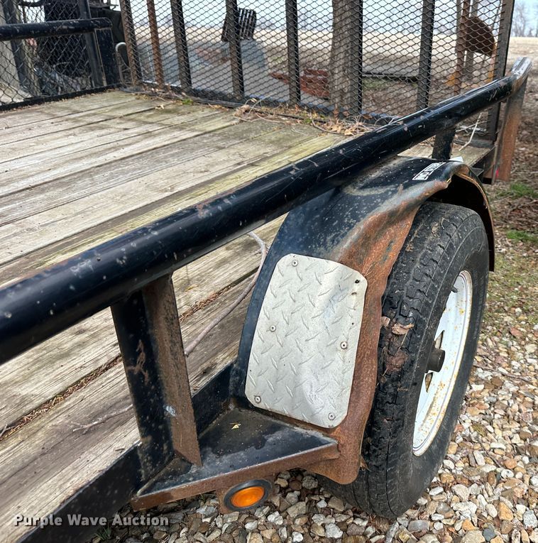 image for item DR5103 2014 Doolittle  utility trailer