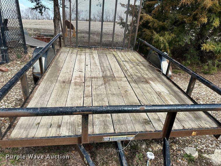 image for item DR5103 2014 Doolittle  utility trailer