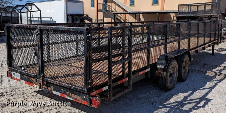 image for item DR6917 2015 Texas Pride  equipment trailer