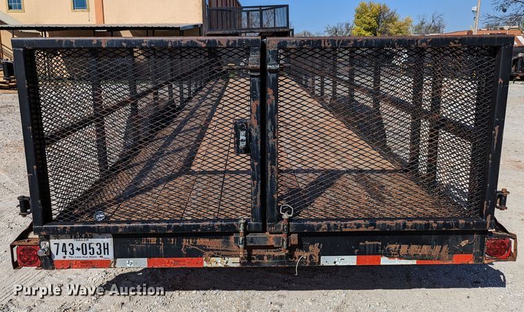 image for item DR6917 2015 Texas Pride  equipment trailer