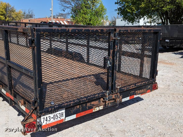 image for item DR6917 2015 Texas Pride  equipment trailer
