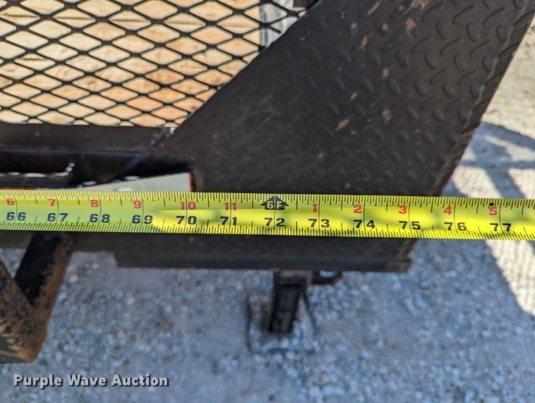 image for item DR6917 2015 Texas Pride  equipment trailer