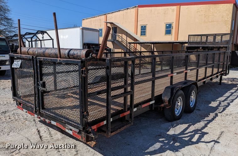 image for item DR6918 2015 Texas Pride  equipment trailer
