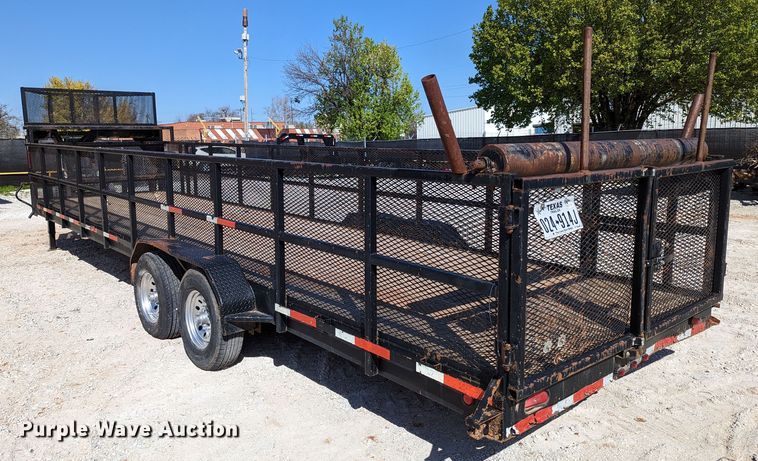 image for item DR6918 2015 Texas Pride  equipment trailer