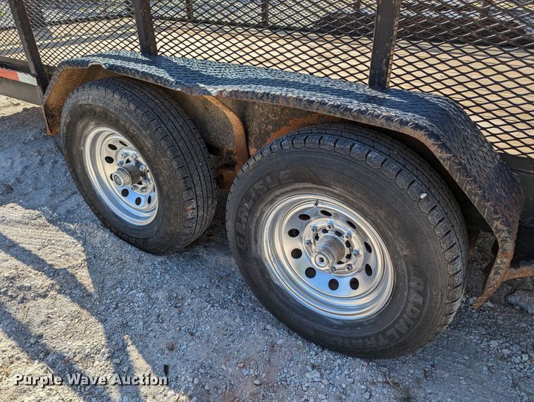 image for item DR6918 2015 Texas Pride  equipment trailer