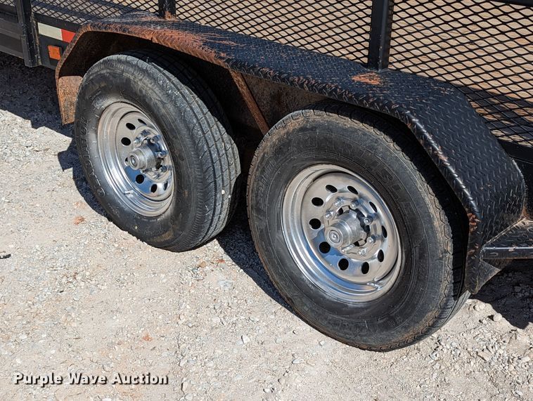 image for item DR6918 2015 Texas Pride  equipment trailer