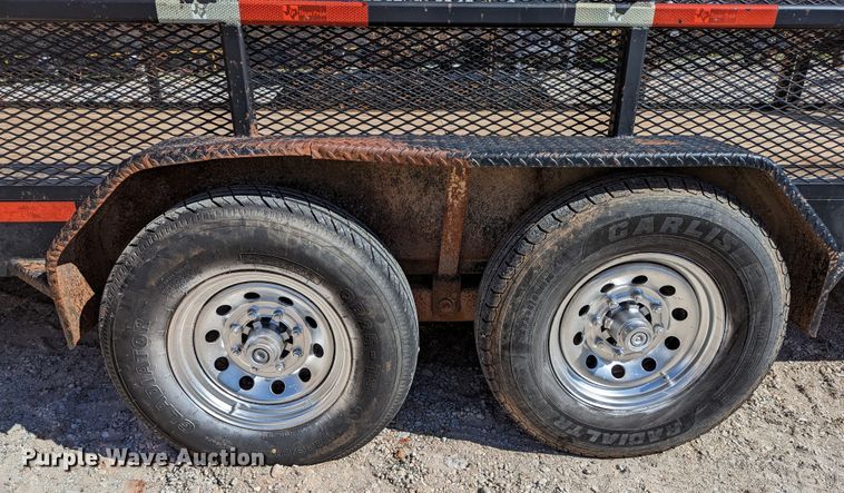 image for item DR6918 2015 Texas Pride  equipment trailer