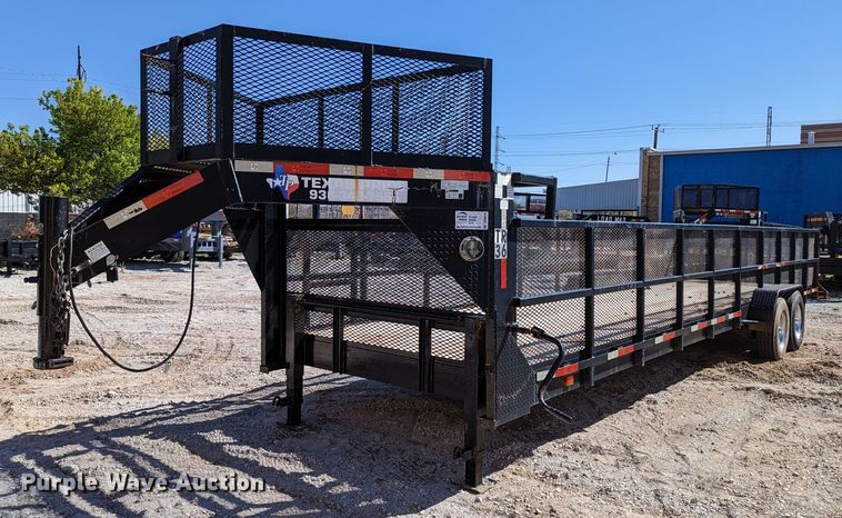 image for item DR6919 2015 Texas Pride  equipment trailer