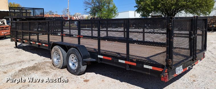 image for item DR6919 2015 Texas Pride  equipment trailer