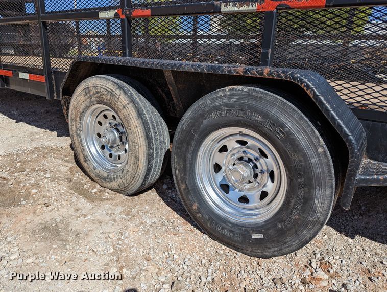 image for item DR6919 2015 Texas Pride  equipment trailer