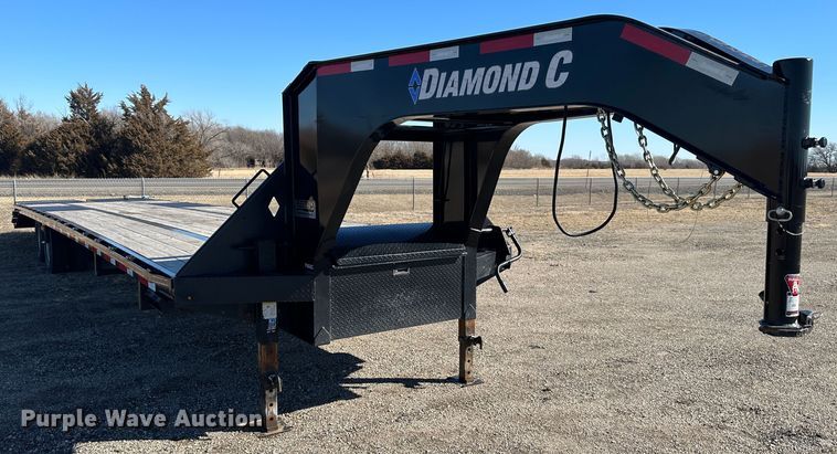 image for item DR7496 2021 Diamond C  equipment trailer
