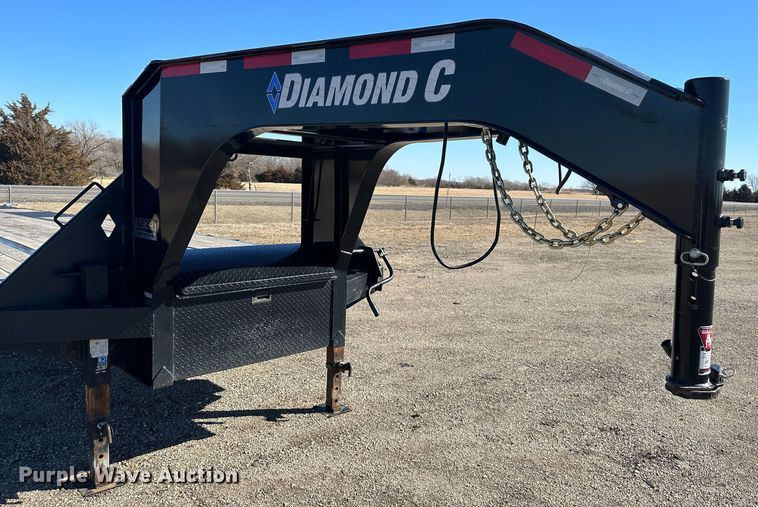 image for item DR7496 2021 Diamond C  equipment trailer